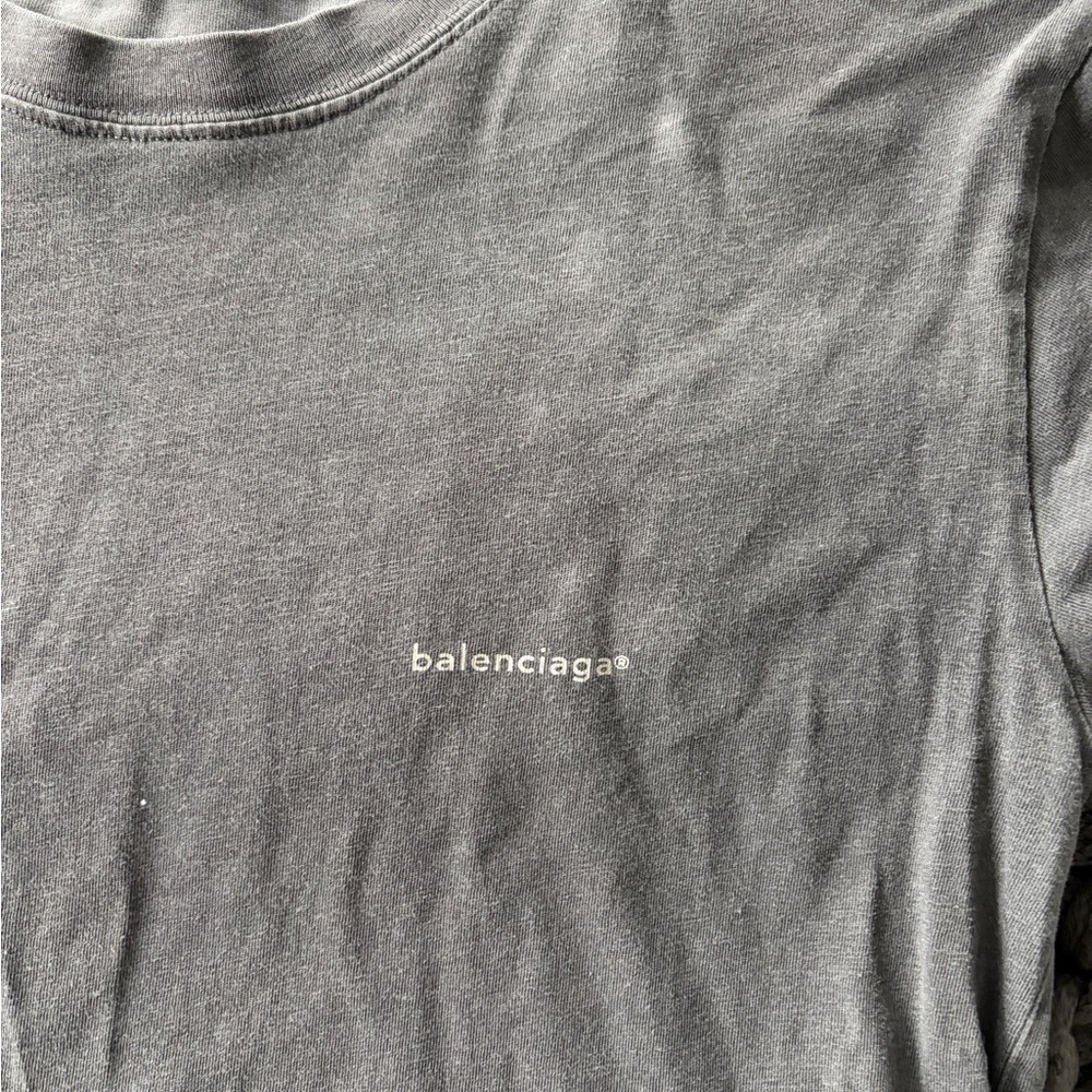 Balenciaga Charcoal Tee